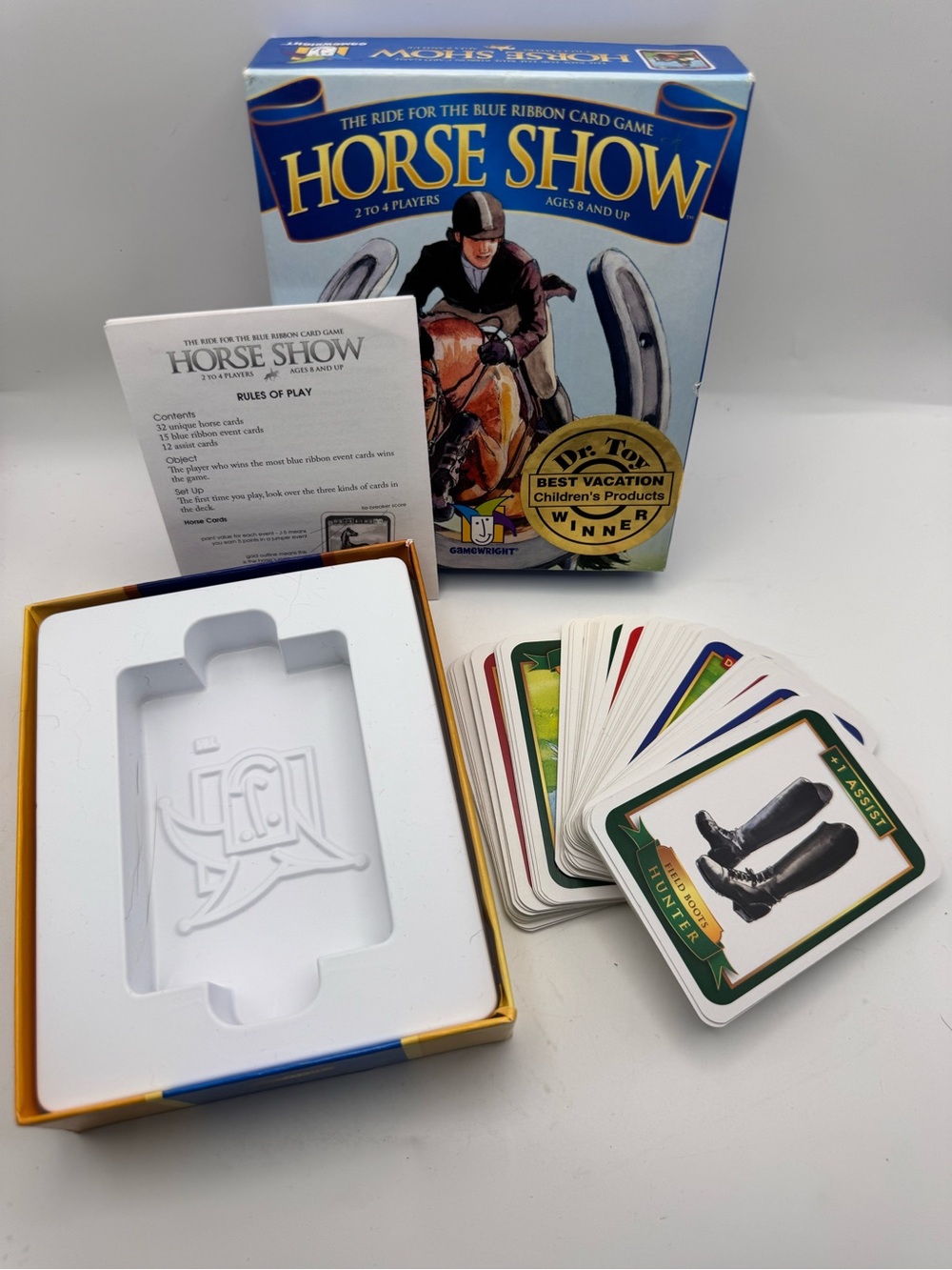 Horse Show Card Game Gamewright Kids 8 & Up Equestrian Lovers Complete
